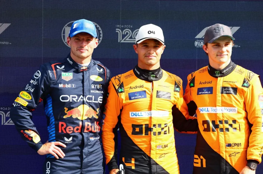 Verstappen Norris Piastri