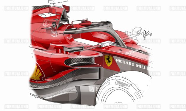Innovazione Ferrari: c’è un S-duct per generare più carico al posteriore della SF-23
