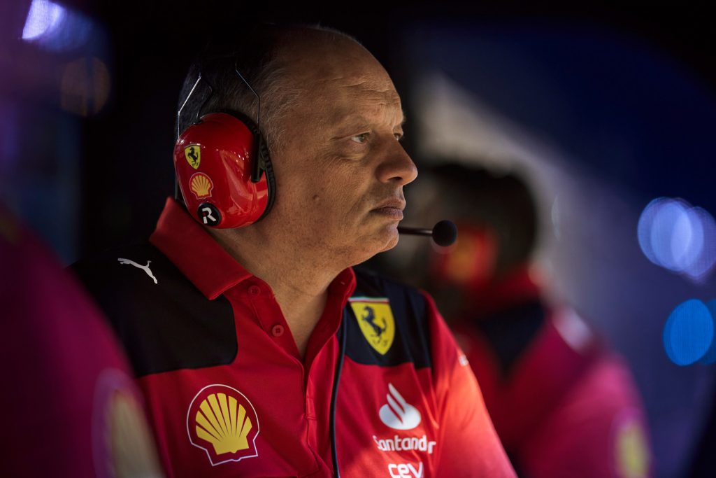 Ferrari Team Principal - Frederic Vasseur.