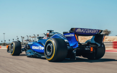 Filming Day per Mercedes, Williams ed Alpine in Bahrain
