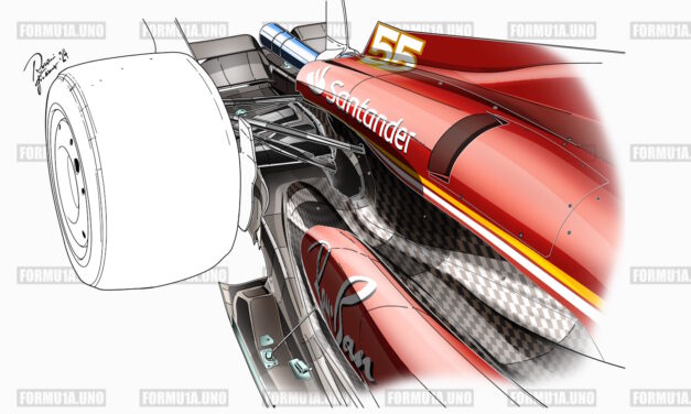 Ferrari: a Suzuka c’è una piccola novità alla sospensione posteriore